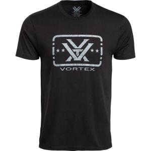 Vortex Men’s Trigger Press Short Sleeve T-Shirts(Black)