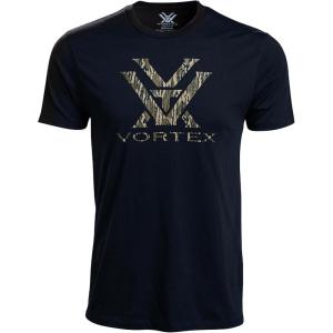 Vortex x Mossy Oak Men’s Core Logo Short Sleeve T-Shirts(Black)