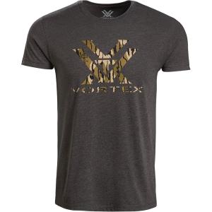 Vortex x Mossy Oak Men’s Core Logo Short Sleeve T-Shirts(Charcoal Heather)