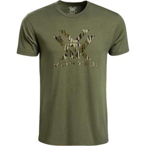 Vortex x Mossy Oak Men’s Core Logo Short Sleeve T-Shirts(Military Heather)