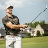 Vortex Axis Ridge Men’s Golf Polos | Moisture Wicking, Stretch Fabric(Beluga)