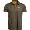 Vortex Axis Ridge Men’s Golf Polos | Moisture Wicking, Stretch Fabric(Beluga)