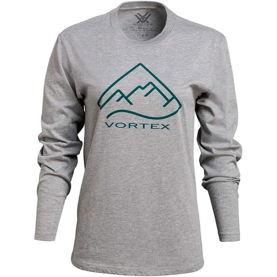 image:imageVortex Womens Alpine Line Long Sleeve ShirtsGray Heather