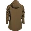 Vortex Women’s Cloud Shaker Waterproof Seam-Sealed Breathable Packable Rain Jacket with Adjustable Hood and Hem(Military Olive)