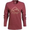 Vortex Women’s Alpine Line Long Sleeve Shirts(Burgundy Heather)