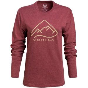 Vortex Women’s Alpine Line Long Sleeve Shirts(Burgundy Heather)