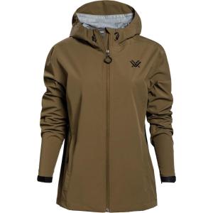 Vortex Women’s Cloud Shaker Waterproof Seam-Sealed Breathable Packable Rain Jacket with Adjustable Hood and Hem(Military Olive)
