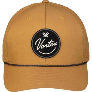 Vortex Script Patch Snapback Caps(Dull Gold)