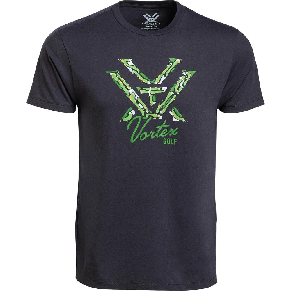 image:imageVortex Links Logo Mens Short Sleeve TShirtsPolar Night