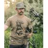 Vortex Men’s Wild Reveal Short Sleeve T-Shirts(Coyote Heather)