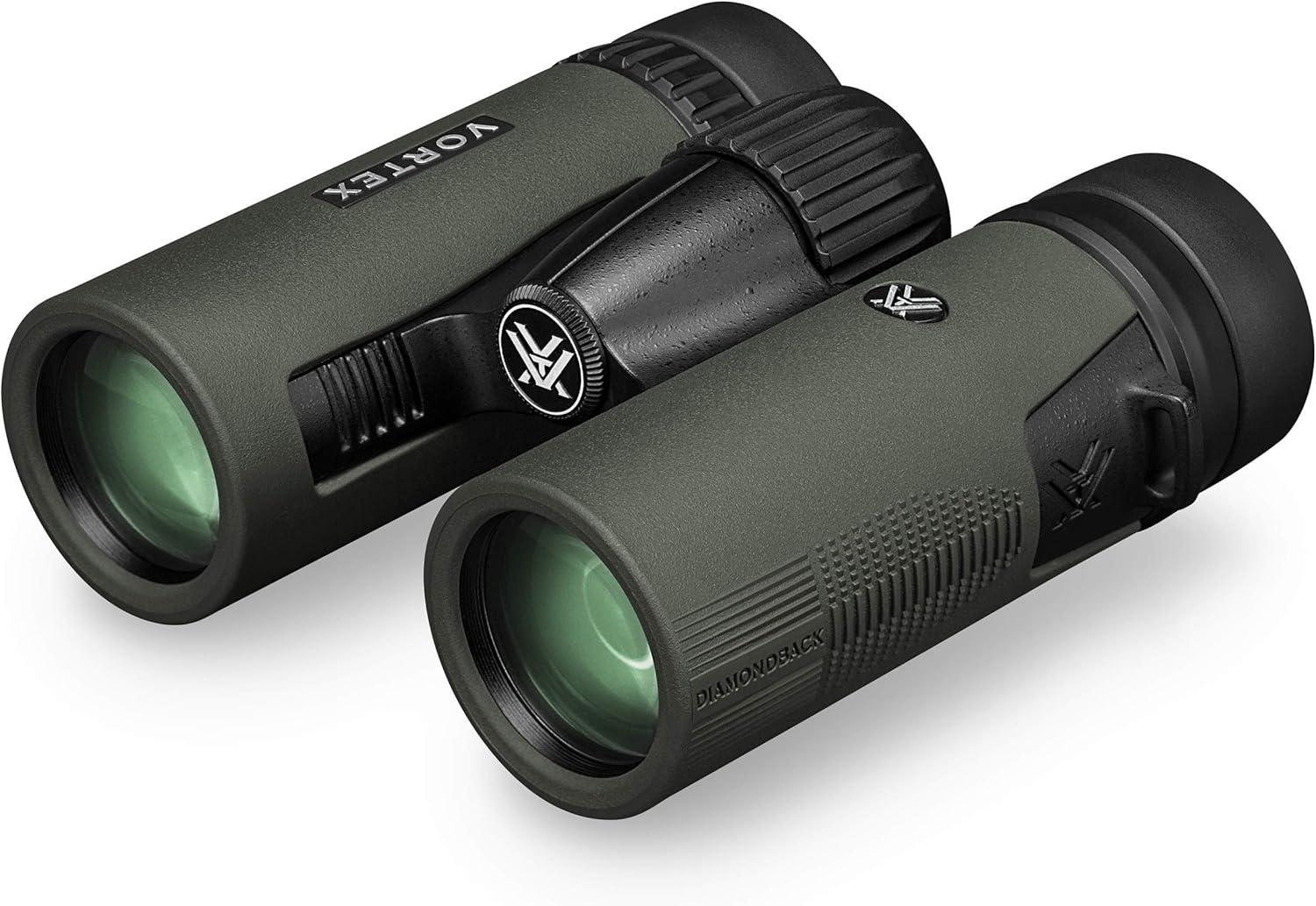 image:imageVortex Diamondback HD 10x42 Binoculars Mossy Oak Bottomland HD Optical System NonSlip Grip Waterproof Fogproof Shockproof Included GlassPak Unlimited Unconditional WarrantyGreen
