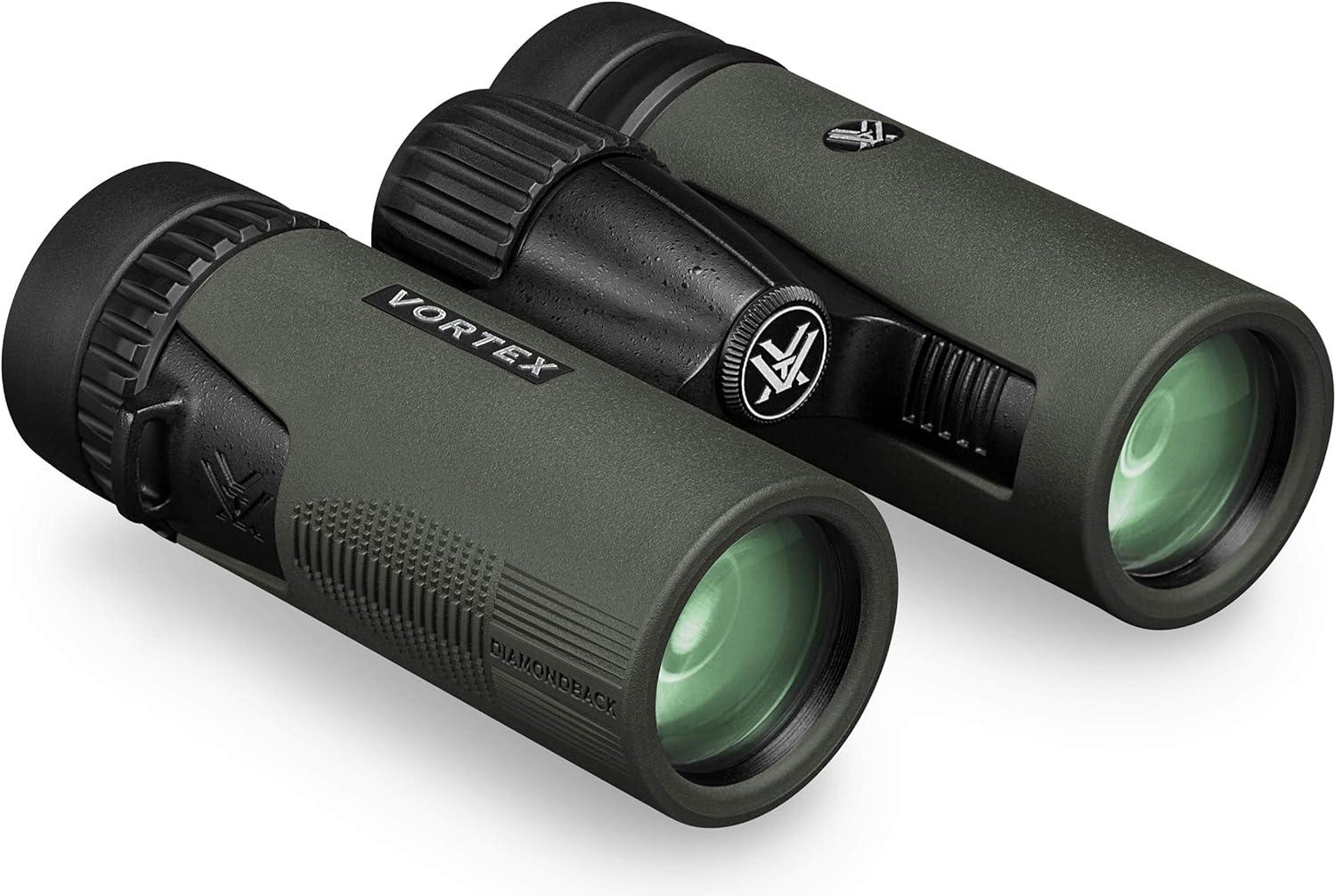 image:imageVortex Diamondback HD 10x42 Binoculars Mossy Oak Bottomland HD Optical System NonSlip Grip Waterproof Fogproof Shockproof Included GlassPak Unlimited Unconditional WarrantyGreen