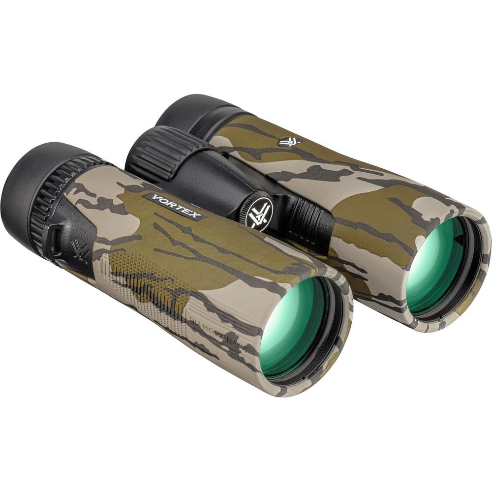 image:imageVortex Diamondback HD 10x42 Binoculars Mossy Oak Bottomland HD Optical System NonSlip Grip Waterproof Fogproof Shockproof Included GlassPak Unlimited Unconditional WarrantyMossy Oak Bottomland