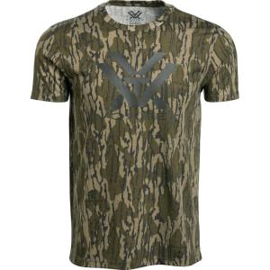 Vortex x Mossy Oak Men’s Core Logo Short Sleeve T-Shirts(Mossy Oak Bottomland Camo)