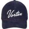 Vortex Script Corduroy Rope Snapback Cap(Navy)