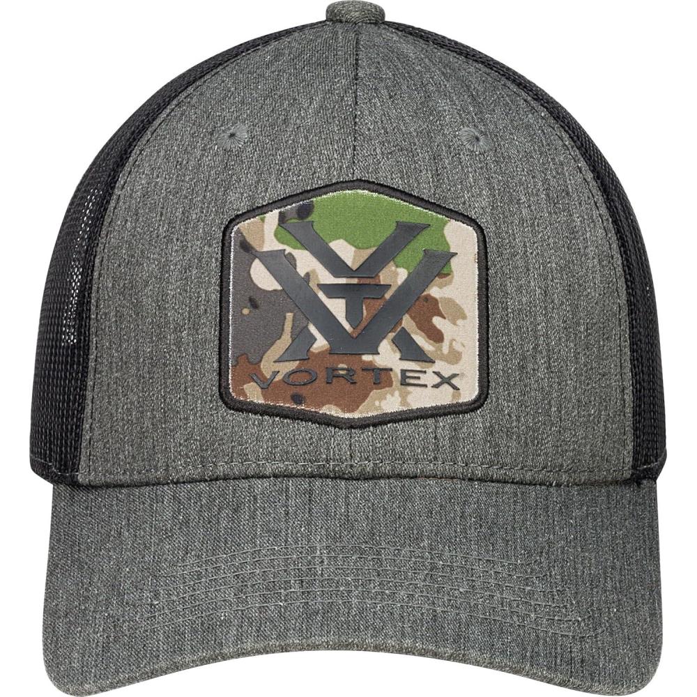 image:imageVortex Summit Camo Patch Mesh Snapback CapsBlack Heather
