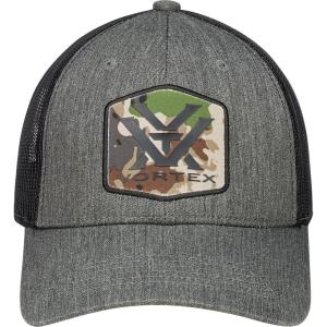 Vortex Summit Camo Patch Mesh Snapback Caps(Black Heather)