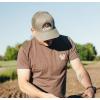 Vortex Men’s Spur Wrangler Short Sleeve T-Shirts(Brown Heather)
