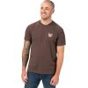 Vortex Men’s Spur Wrangler Short Sleeve T-Shirts(Brown Heather)
