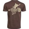 Vortex Men’s Spur Wrangler Short Sleeve T-Shirts(Brown Heather)