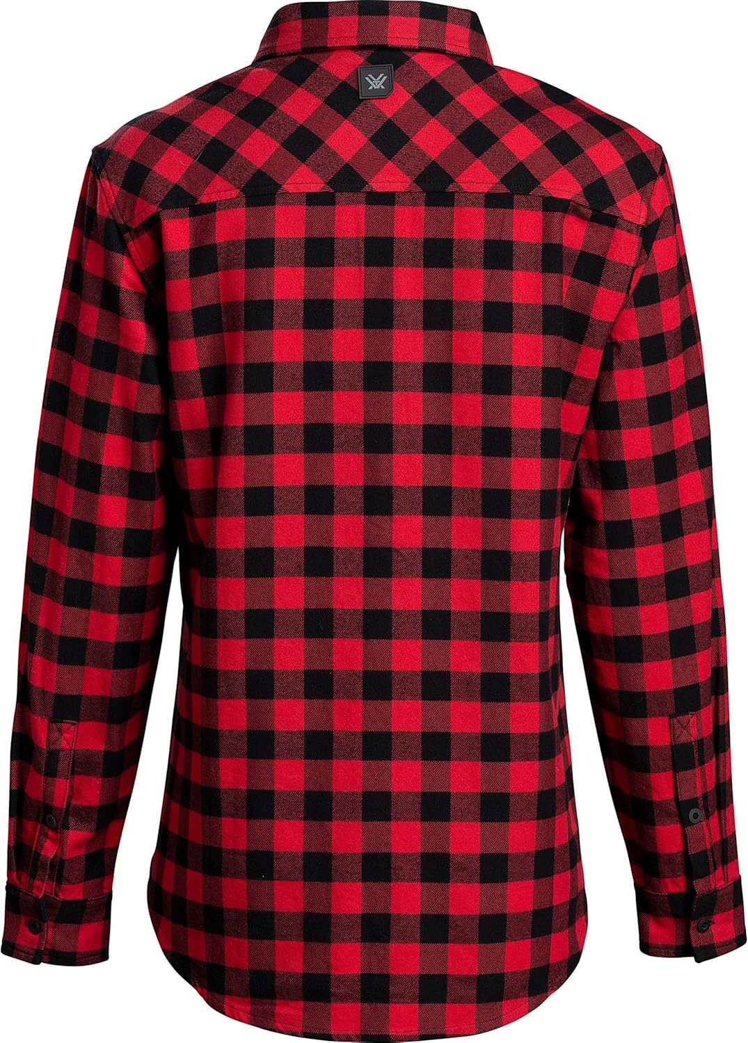 image:imageVortex Womens Timber Rush Flannel MoistureWicking HighPerformance Cotton Long Sleeve ShirtRed Buffalo