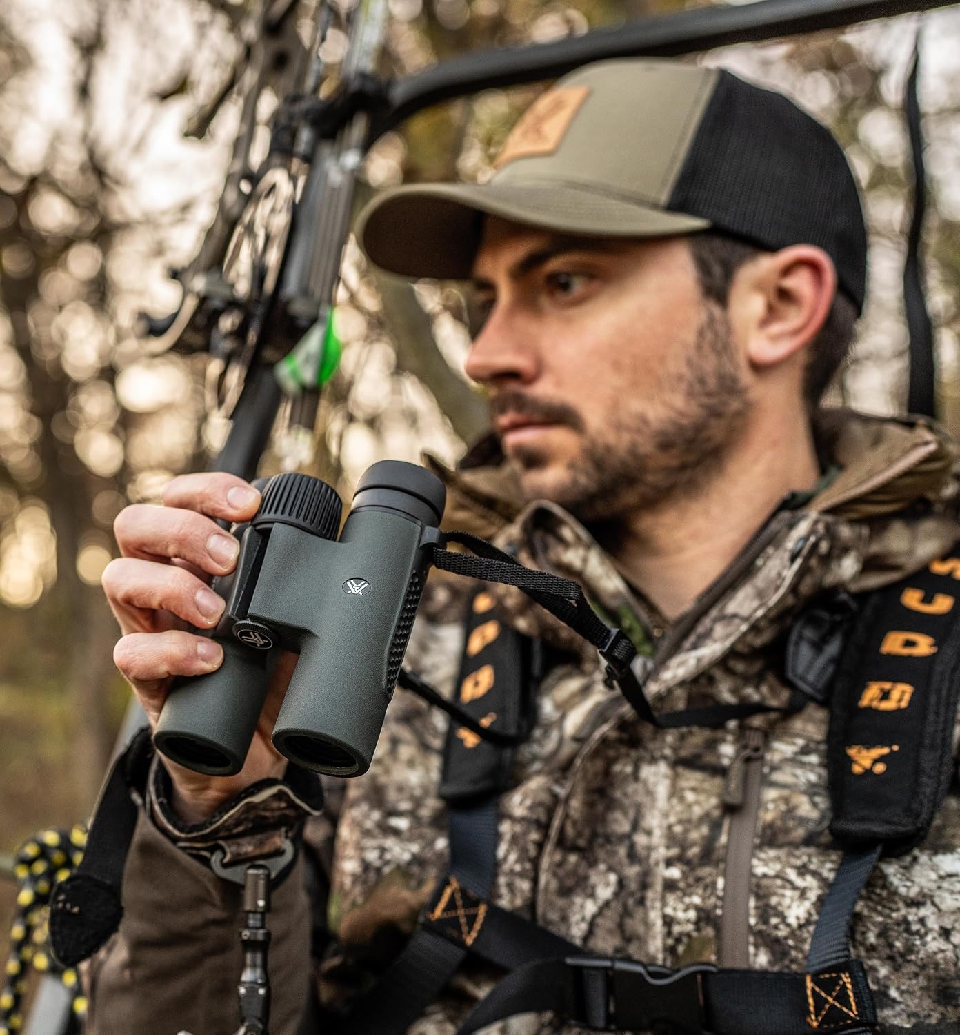 image:imageVortex Triumph HD 10x28 Binoculars HD Optics Tripod Adaptable Waterproof Fogproof Shockproof Included Carry Case Unlimited Unconditional WarrantyGreen